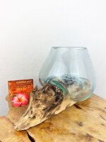 Wurzel mit Glas, ca. 15cm