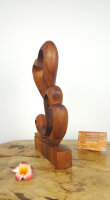 Herz Holzstatue