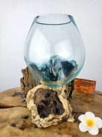 Wurzel mit Glas, ca. 20cm