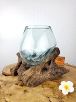 Wurzel mit Glas, ca. 20cm