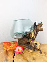 Wurzel mit Glas, ca. 15cm