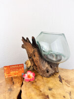 Wurzel mit Glas, ca. 15cm