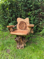 Gartenstuhl aus Massivholz ca. 82x50x74 cm
