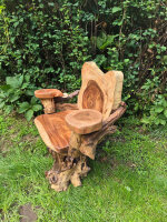 Gartenstuhl aus Massivholz ca. 82x50x74 cm