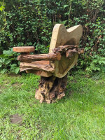 Gartenstuhl aus Massivholz ca. 82x50x74 cm