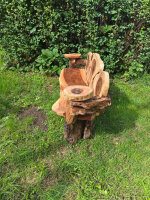 Gartenbank aus Massivholz ca. 140x50x80cm