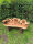 Gartenbank aus Massivholz ca. 140x50x80cm