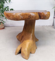 Designer-Beistelltisch aus Kaffeebaum-Wurzel mit...
